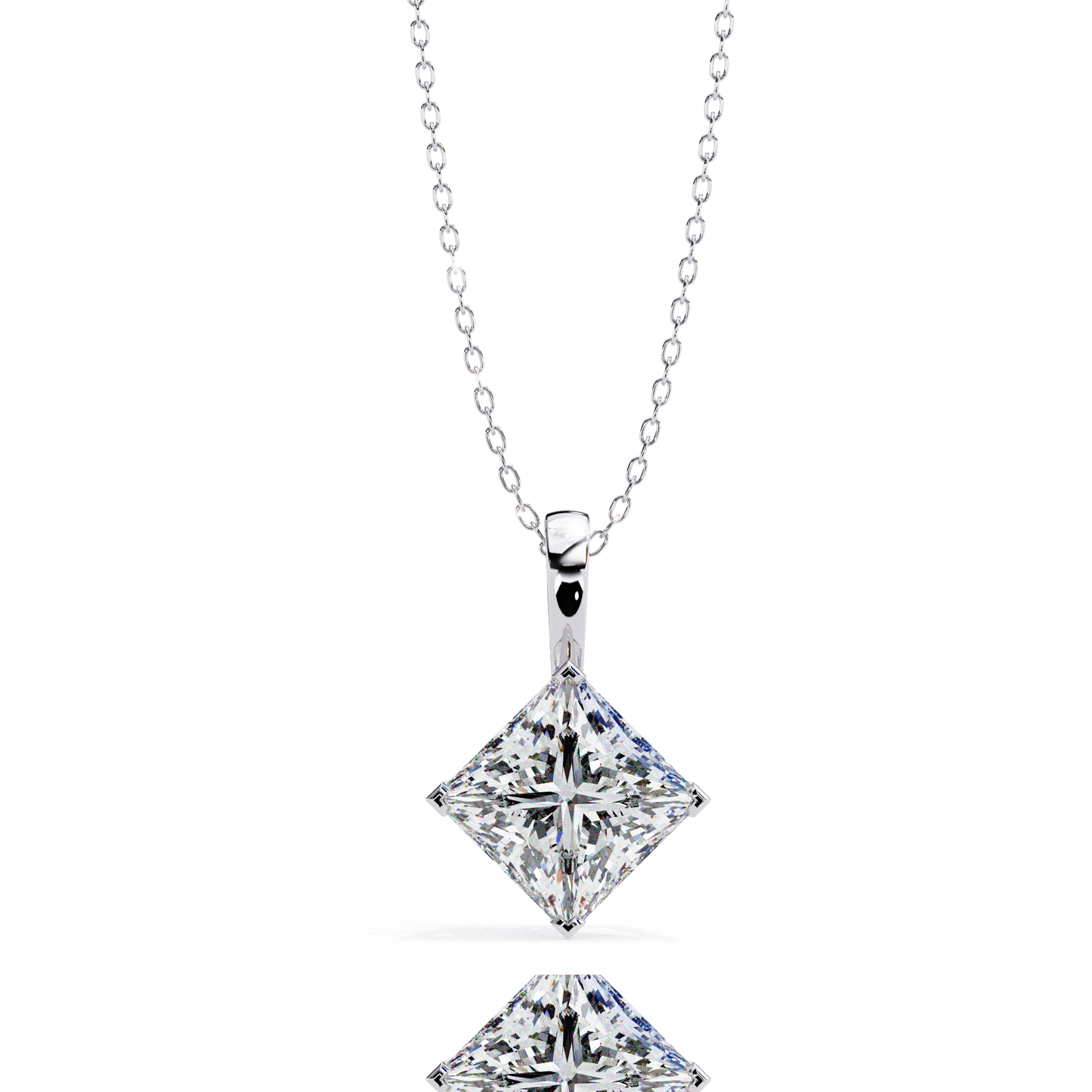 Ivy Princess Diamond Pendant (Chain Sold Separately)