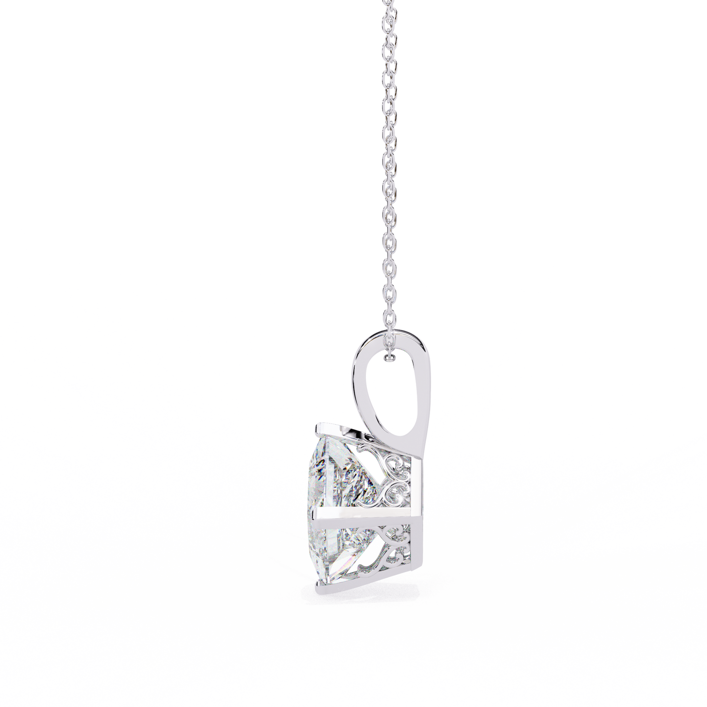 Ivy Princess Diamond Pendant (Chain Sold Separately)