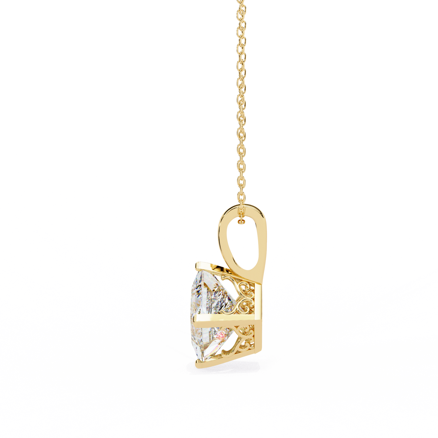 Ivy Princess Diamond Pendant (Chain Sold Separately)