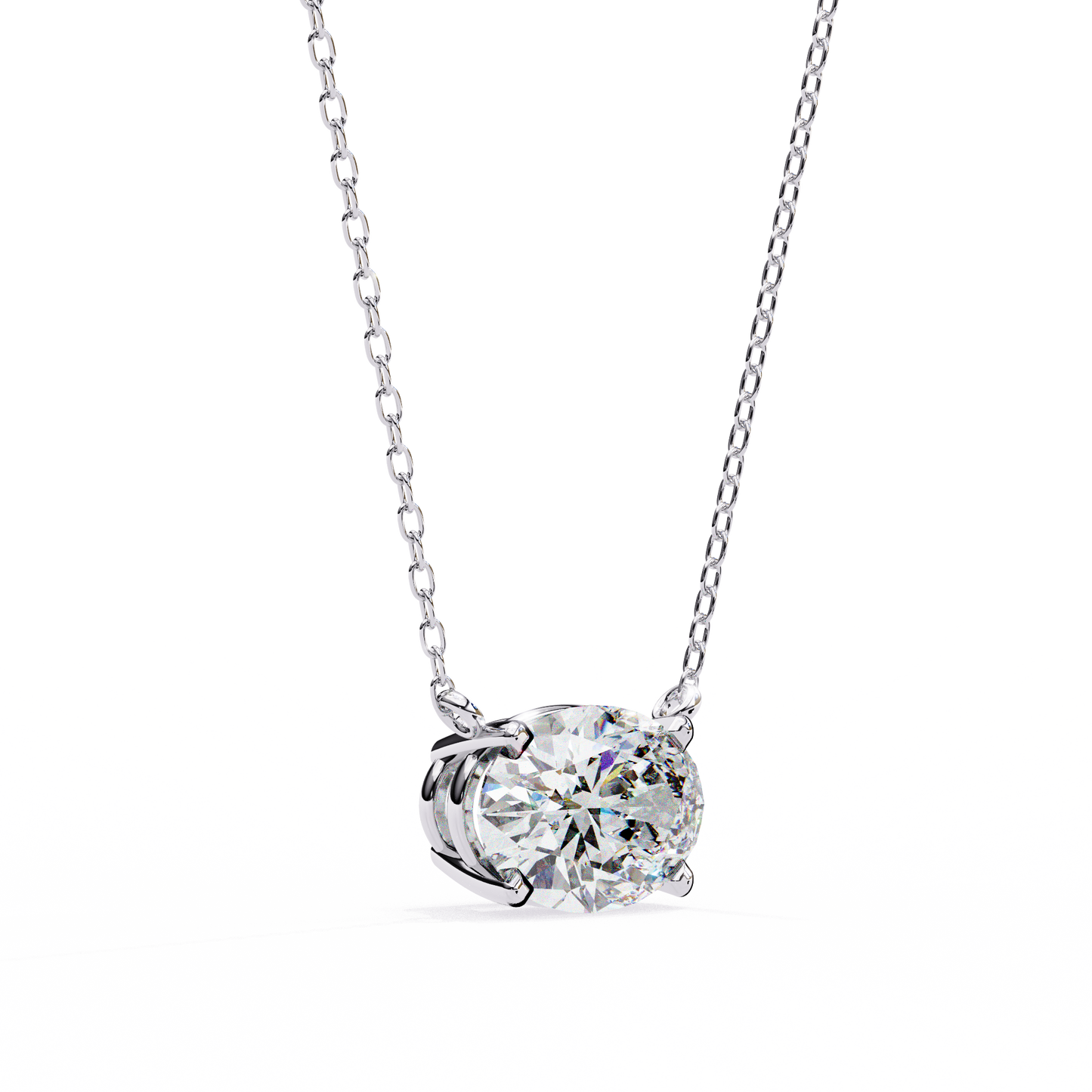 Ivy Grace Oval Diamond Pendant