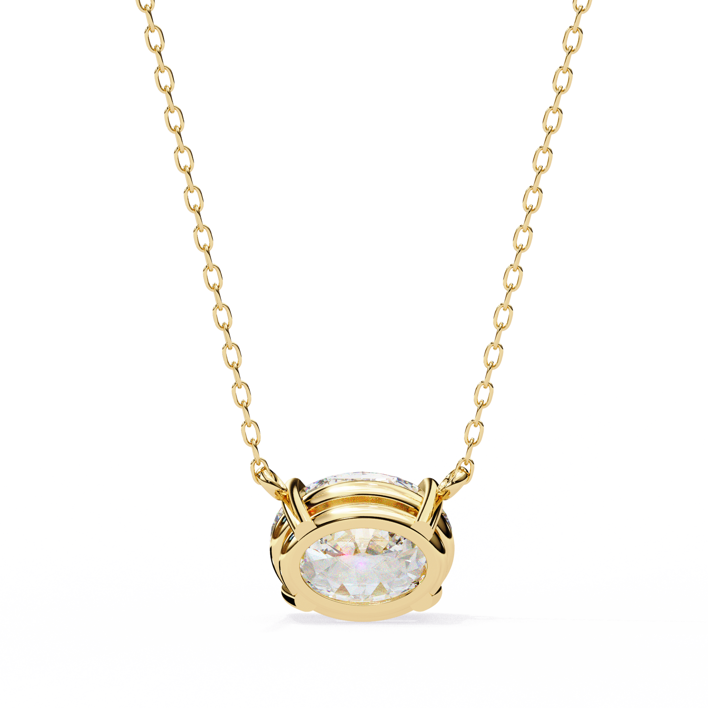 Ivy Grace Oval Diamond Pendant