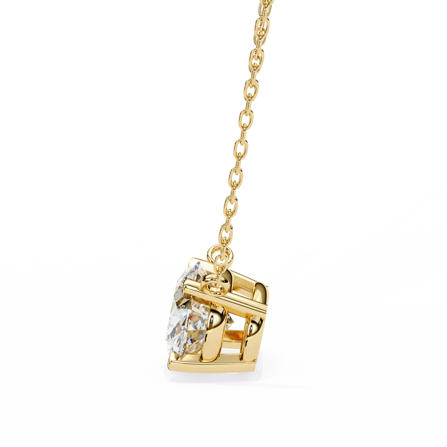 Ivy Grace Oval Diamond Pendant