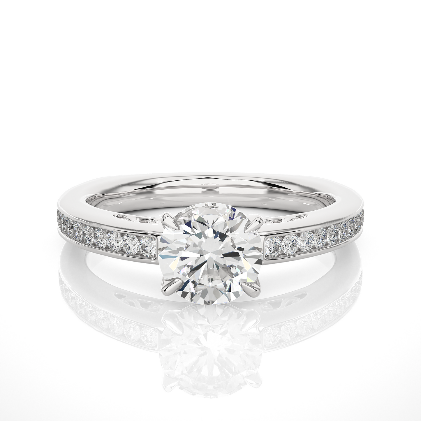 Sunny Round Diamond Ring
