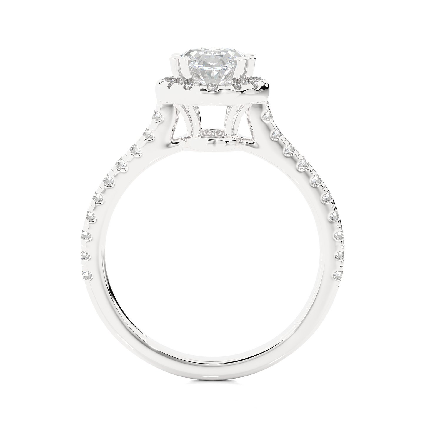 Victorian Oval Diamond Ring