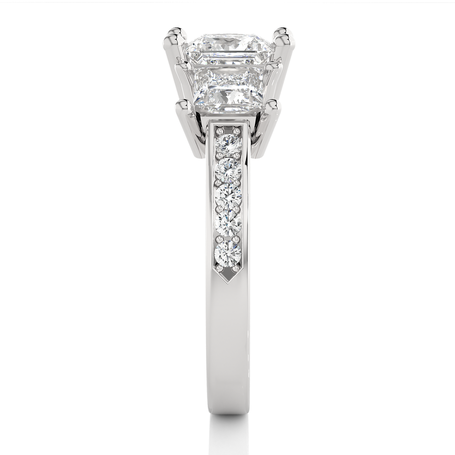 Trio Princess Diamond Ring