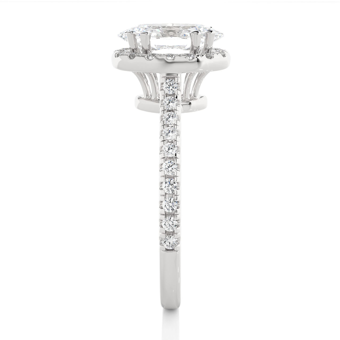 Victorian Oval Diamond Ring
