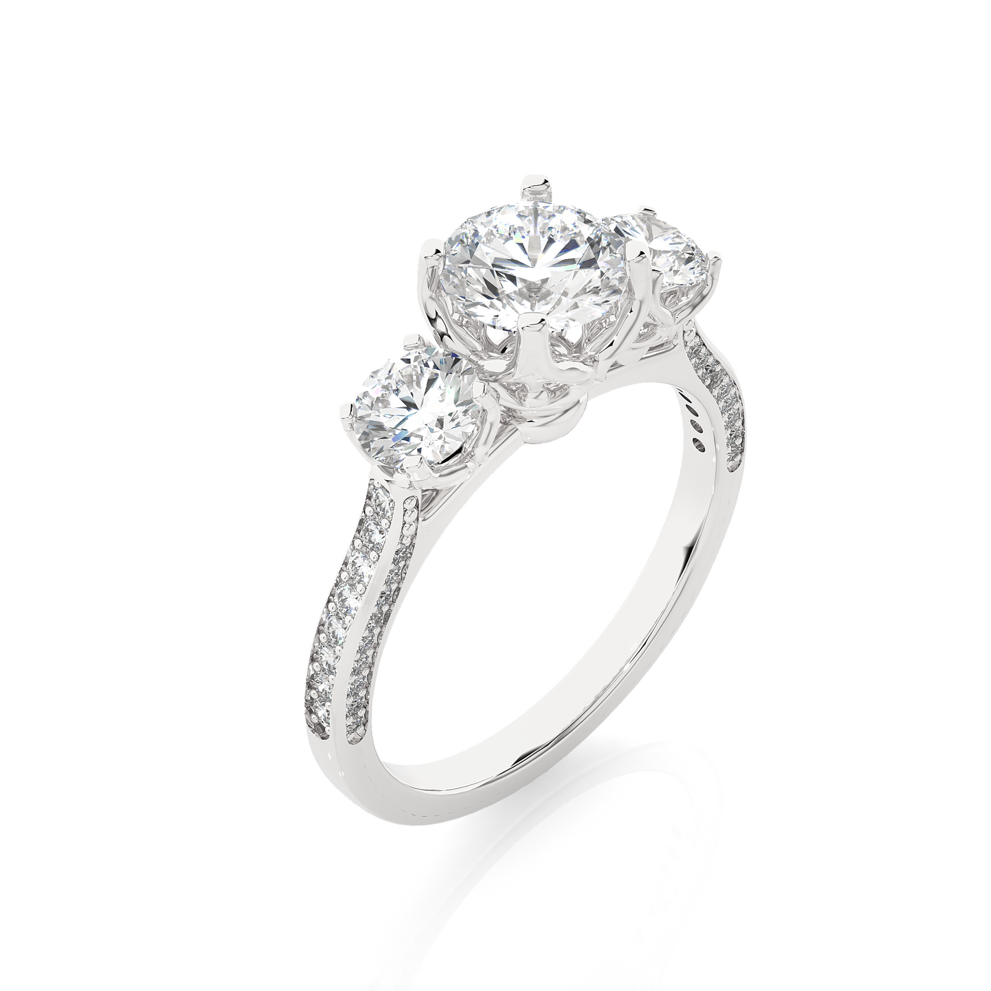 Heritage Glow Round Diamond Ring