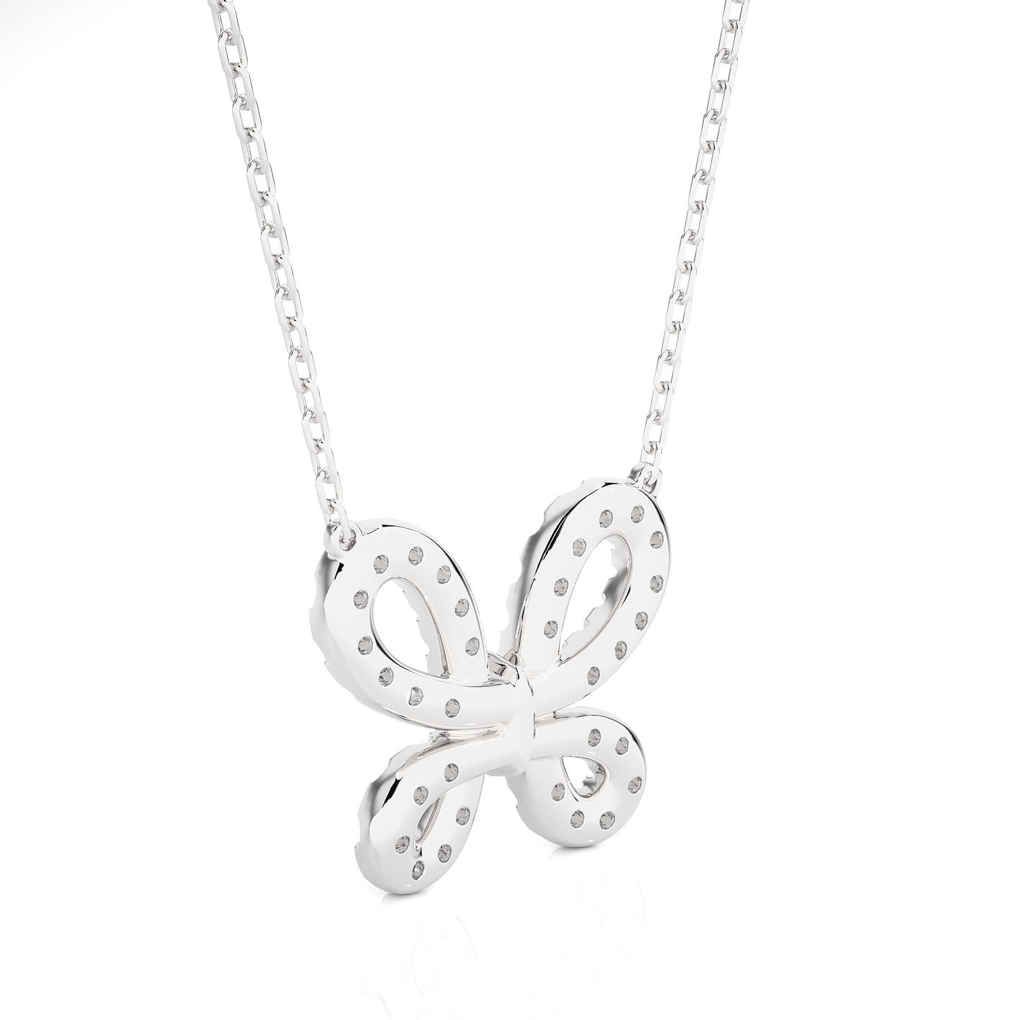 Eternal Butterfly Diamond Pendant