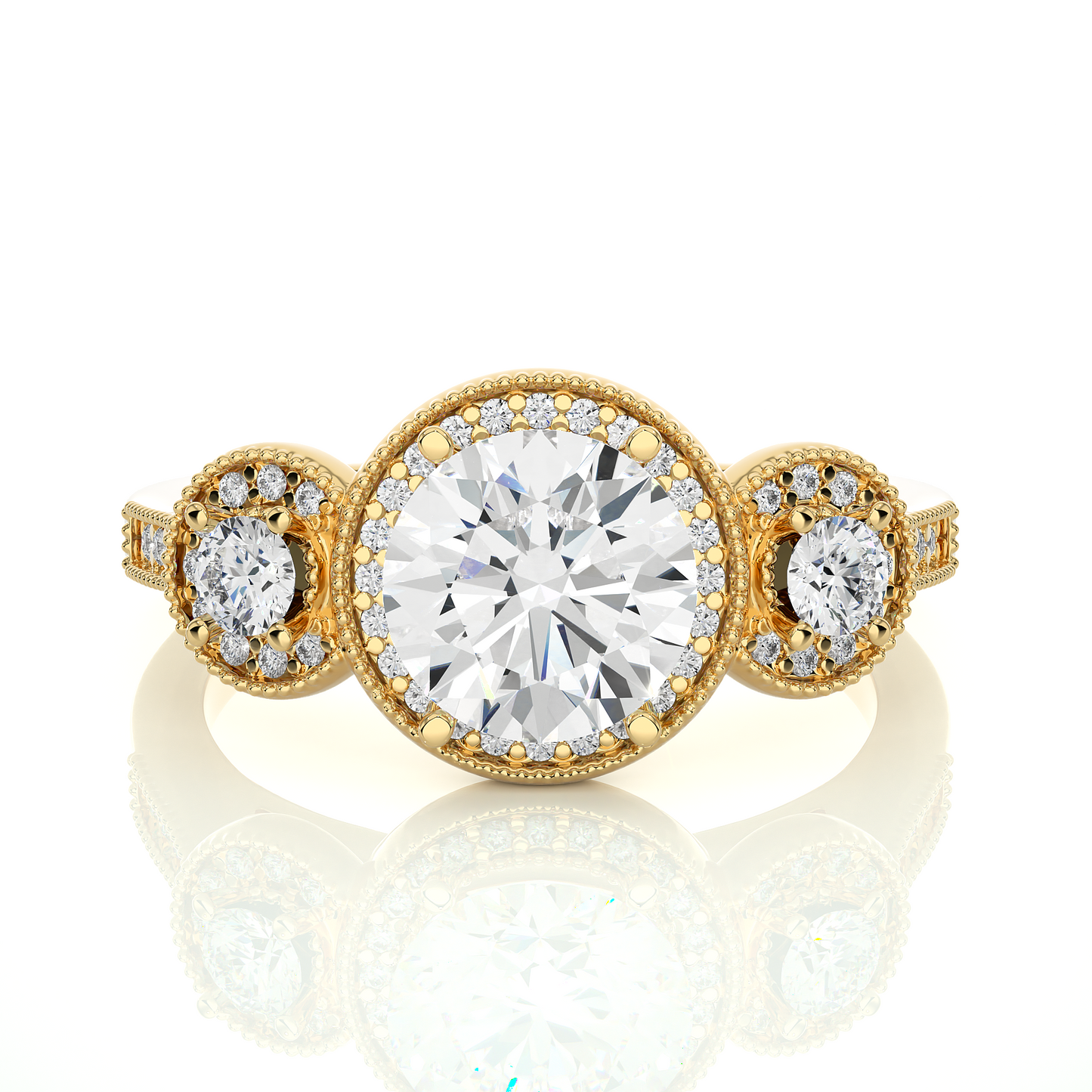 Thalassa Round Diamond Ring
