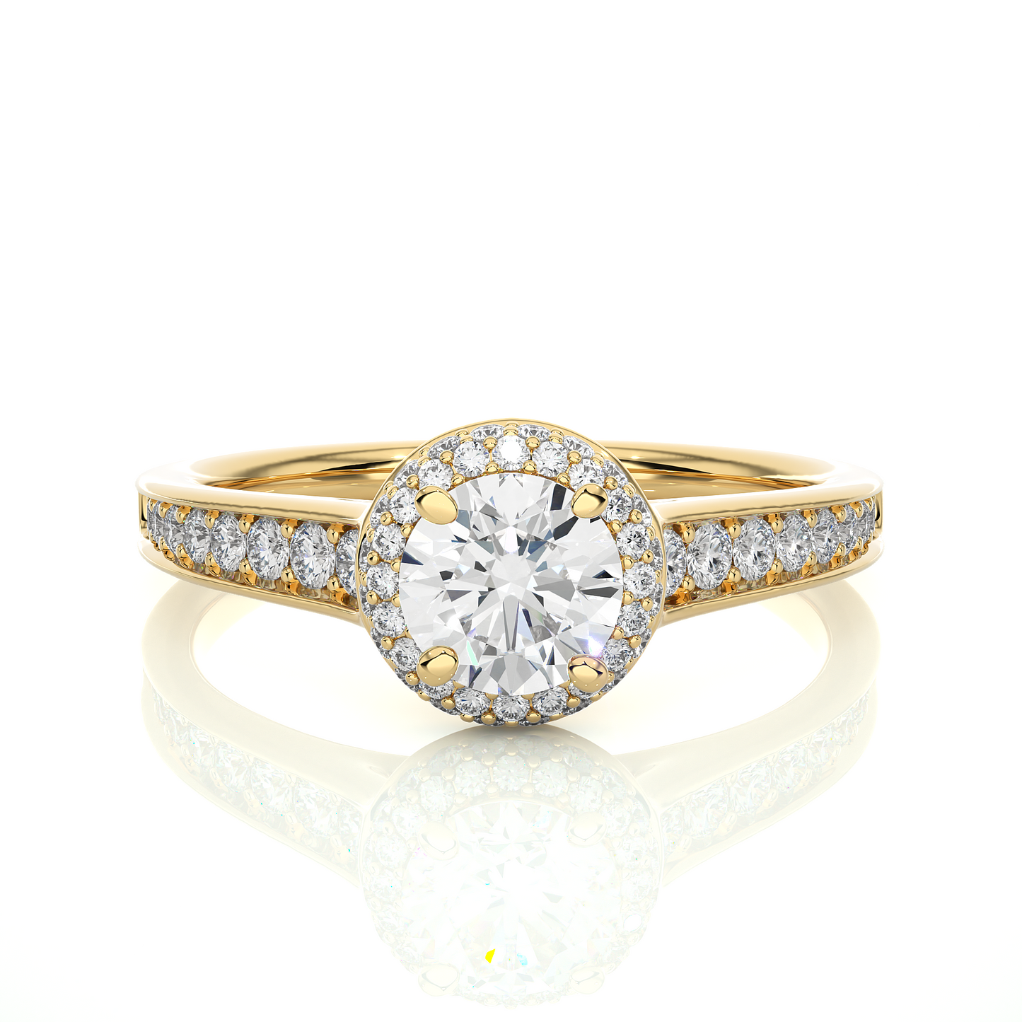 Sovereign Round Diamond Ring