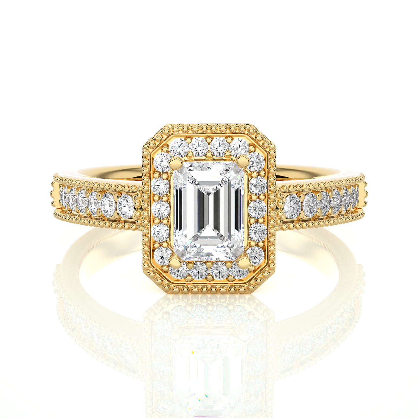 Victorian Emerald Diamond Ring