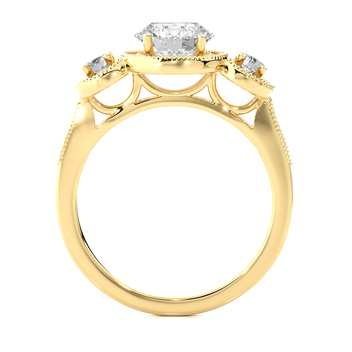 Thalassa Round Diamond Ring