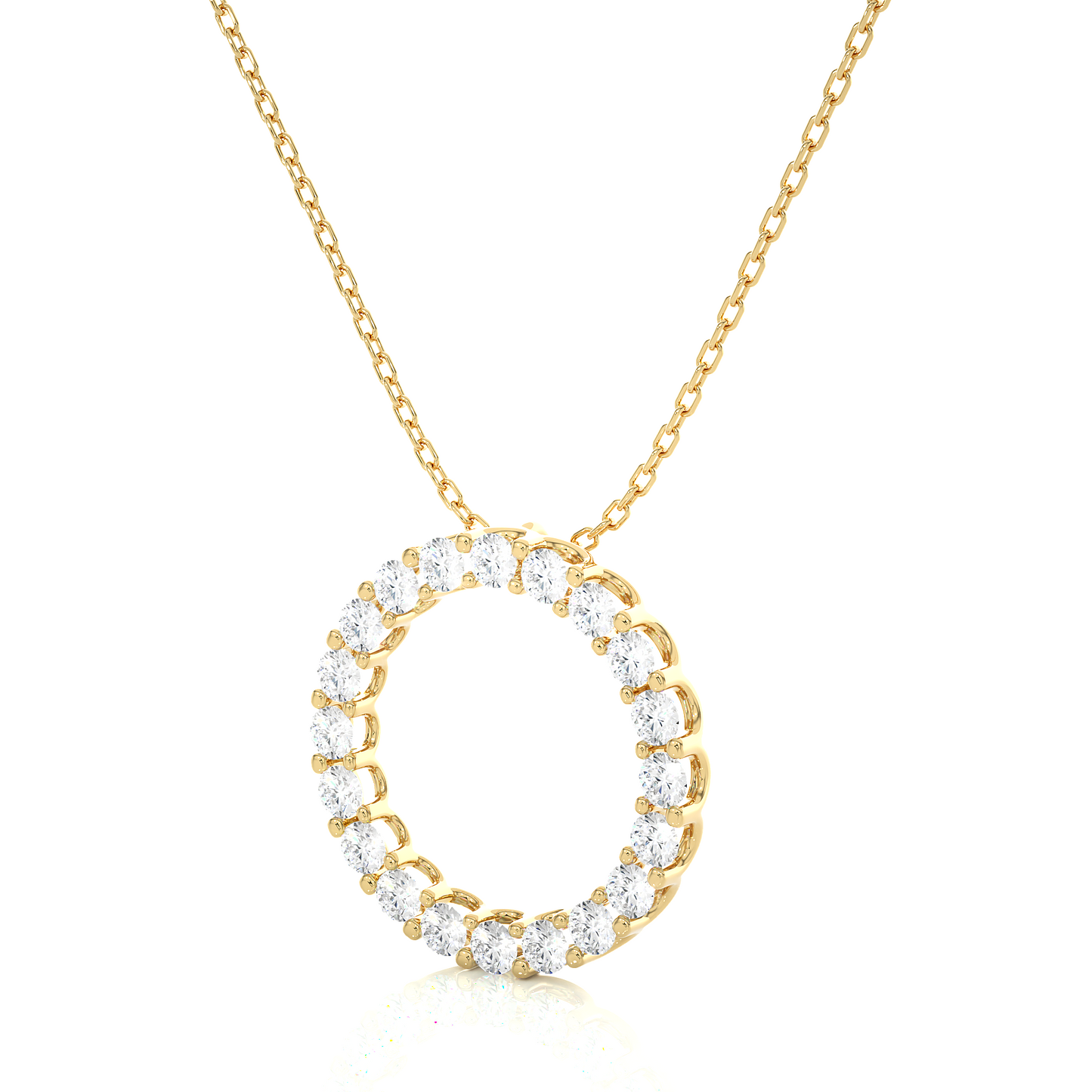 Eternal Round Diamond Pendant