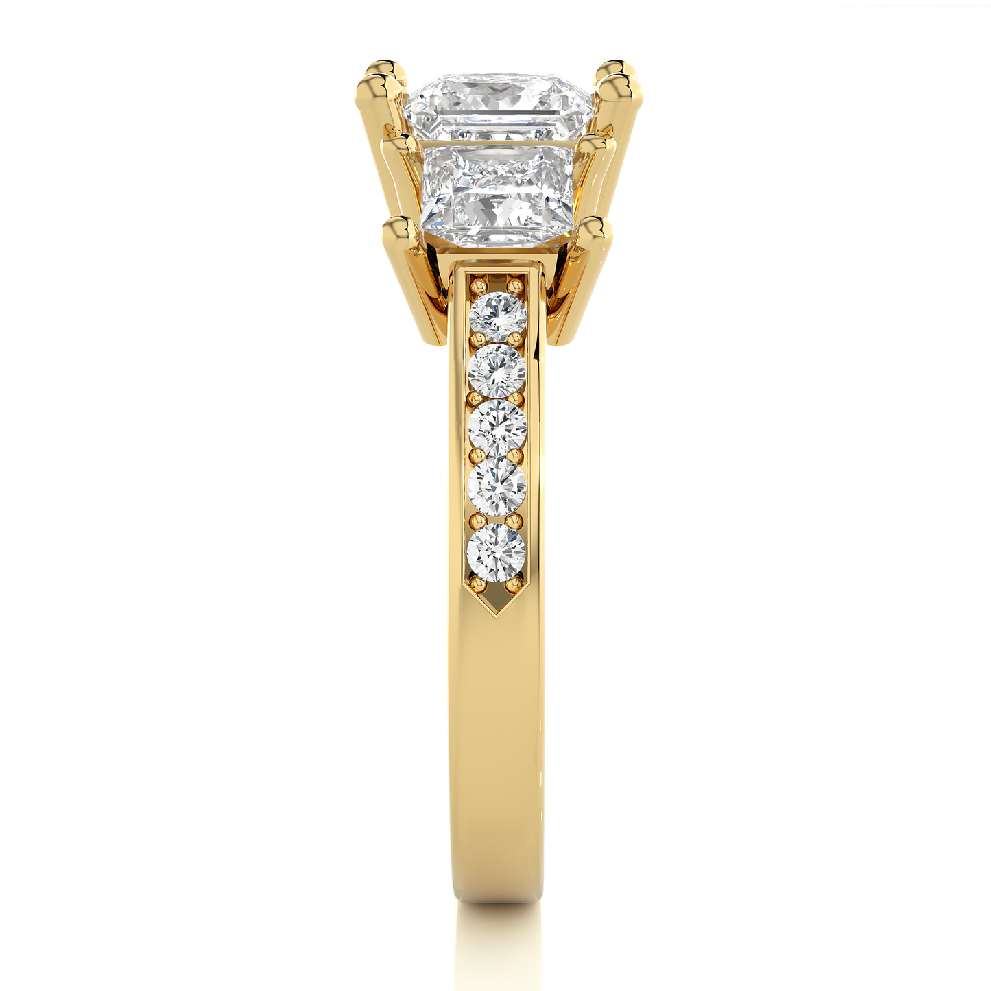 Trio Princess Diamond Ring