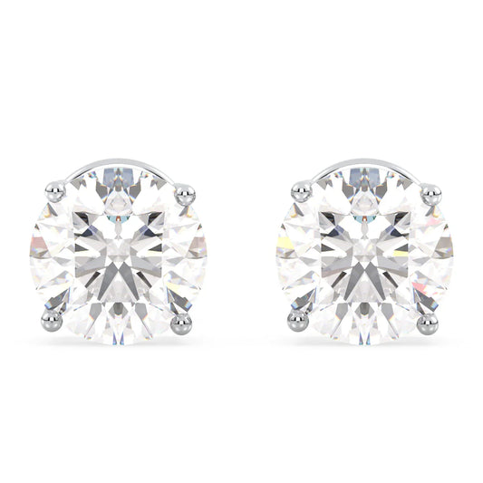 IGI Certified D VVS2 Lab Grown Diamond Round Cut Solitaire Studs