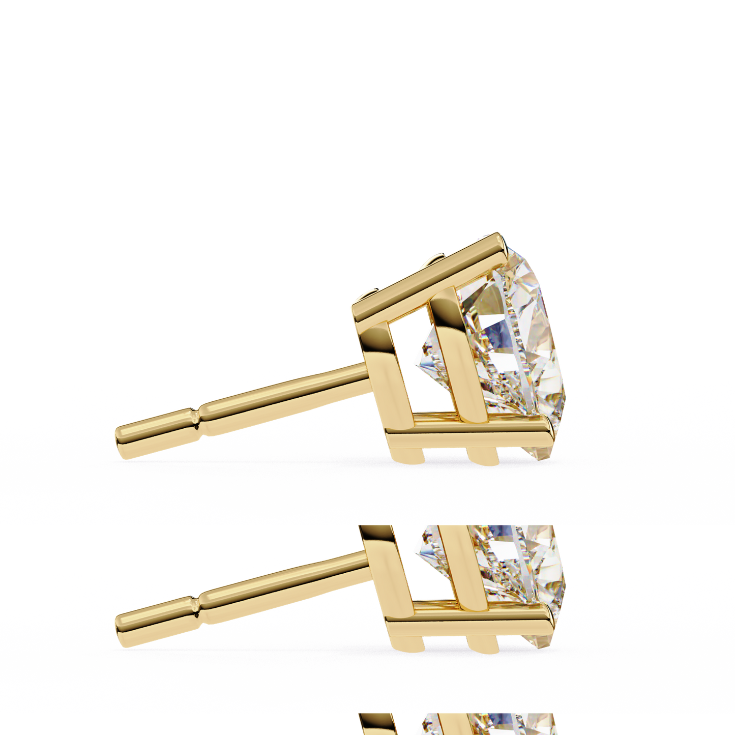 Elegance Heart Diamond Earrings