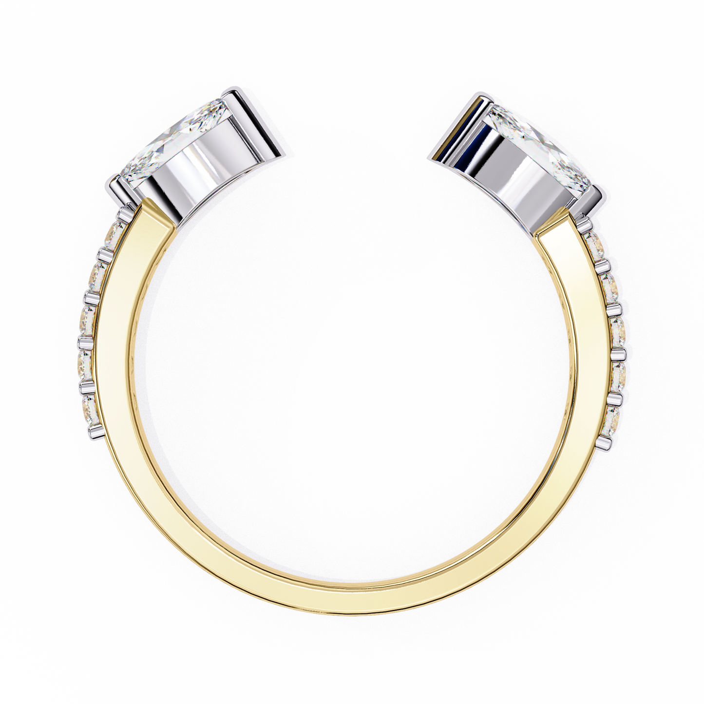 Twinkle (Marquise & Round) Diamond Ring
