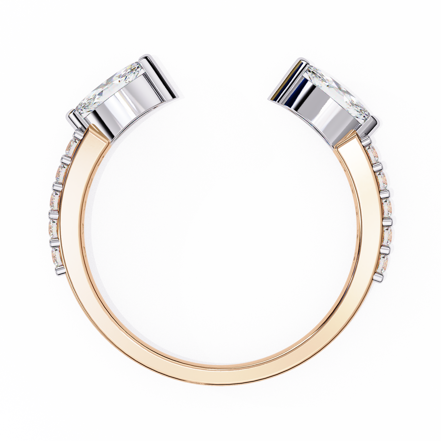 Twinkle (Marquise & Round) Diamond Ring