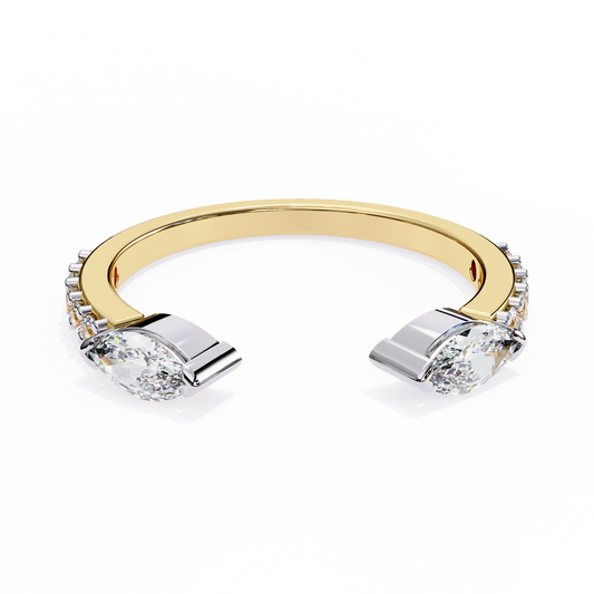 Twinkle (Marquise & Round) Diamond Ring