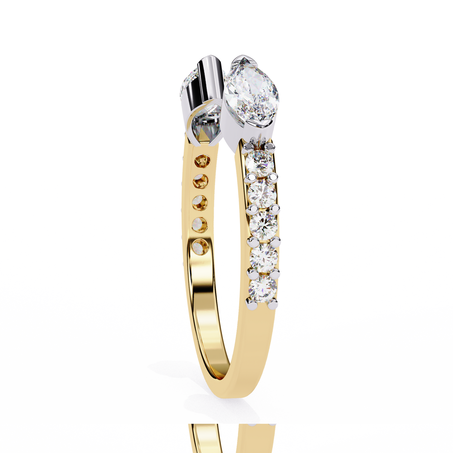 Twinkle (Marquise & Round) Diamond Ring