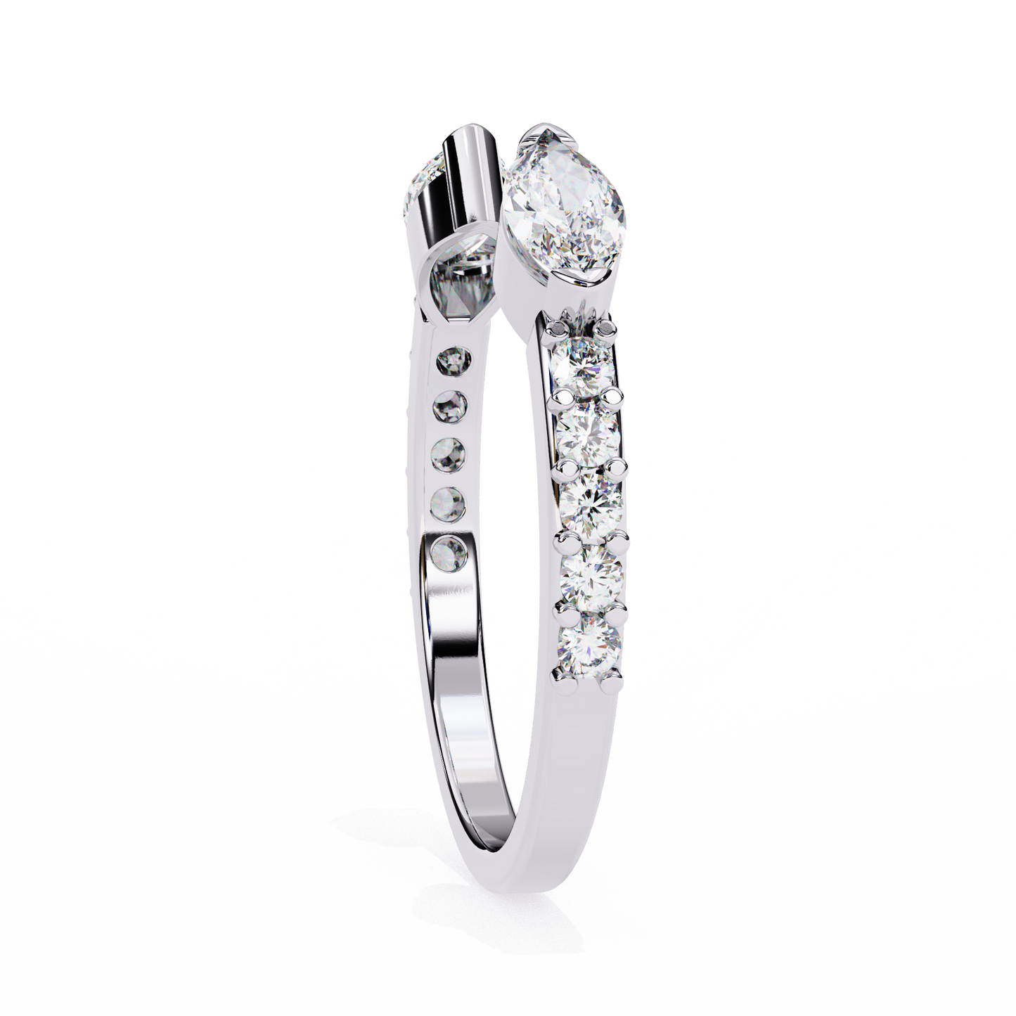 Twinkle (Marquise & Round) Diamond Ring