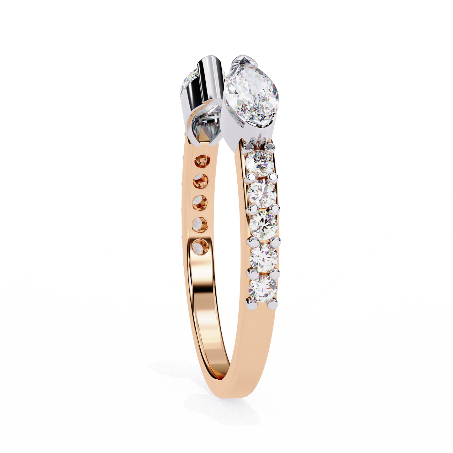 Twinkle (Marquise & Round) Diamond Ring