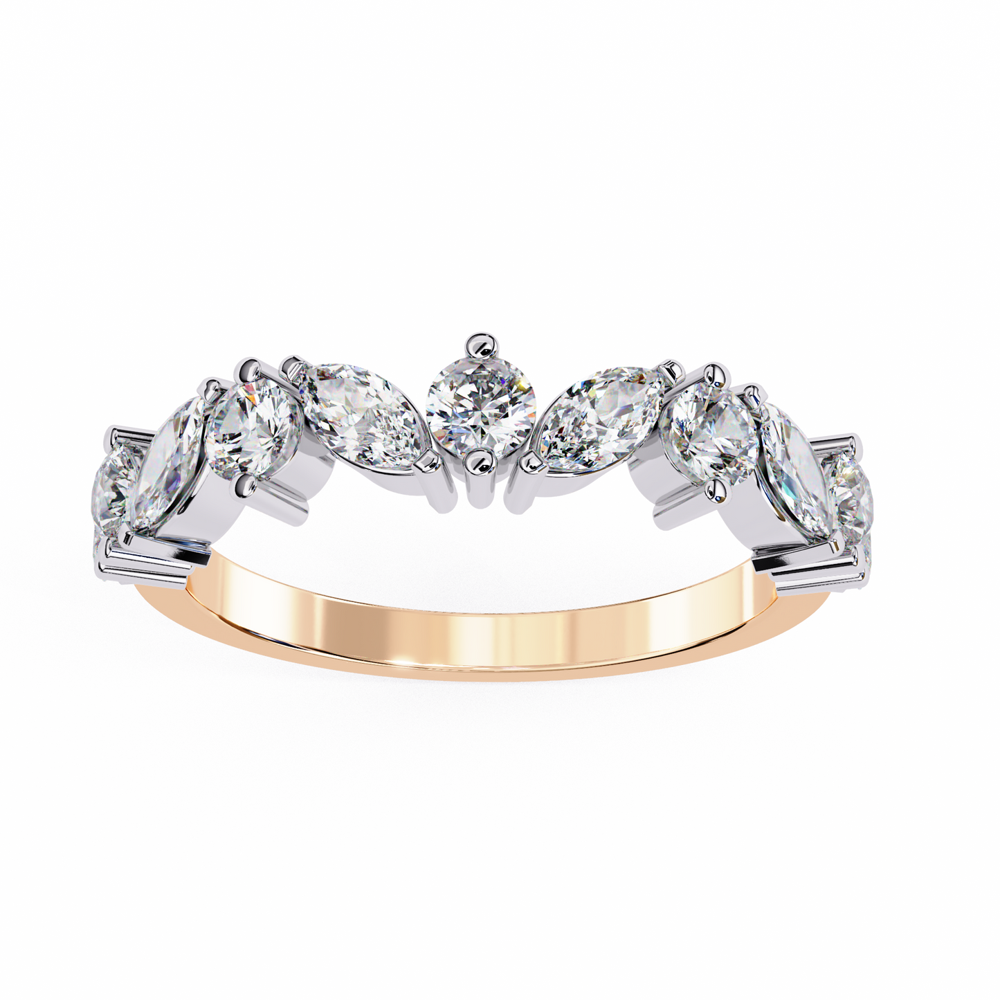 Robin (Marquise & Round) Diamond Ring