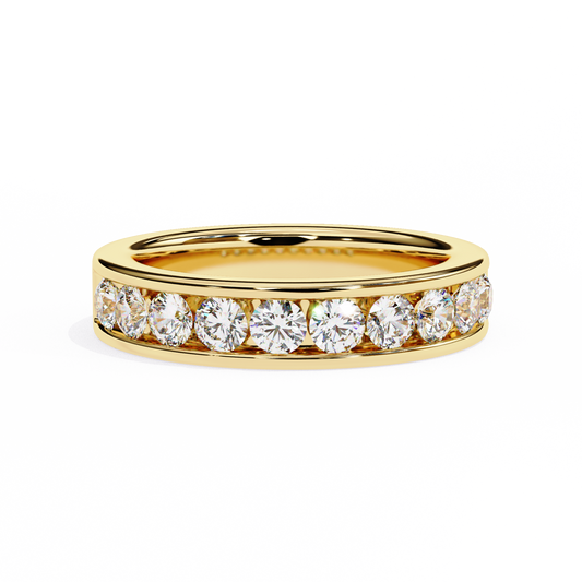 Heartline Round Diamond Ring