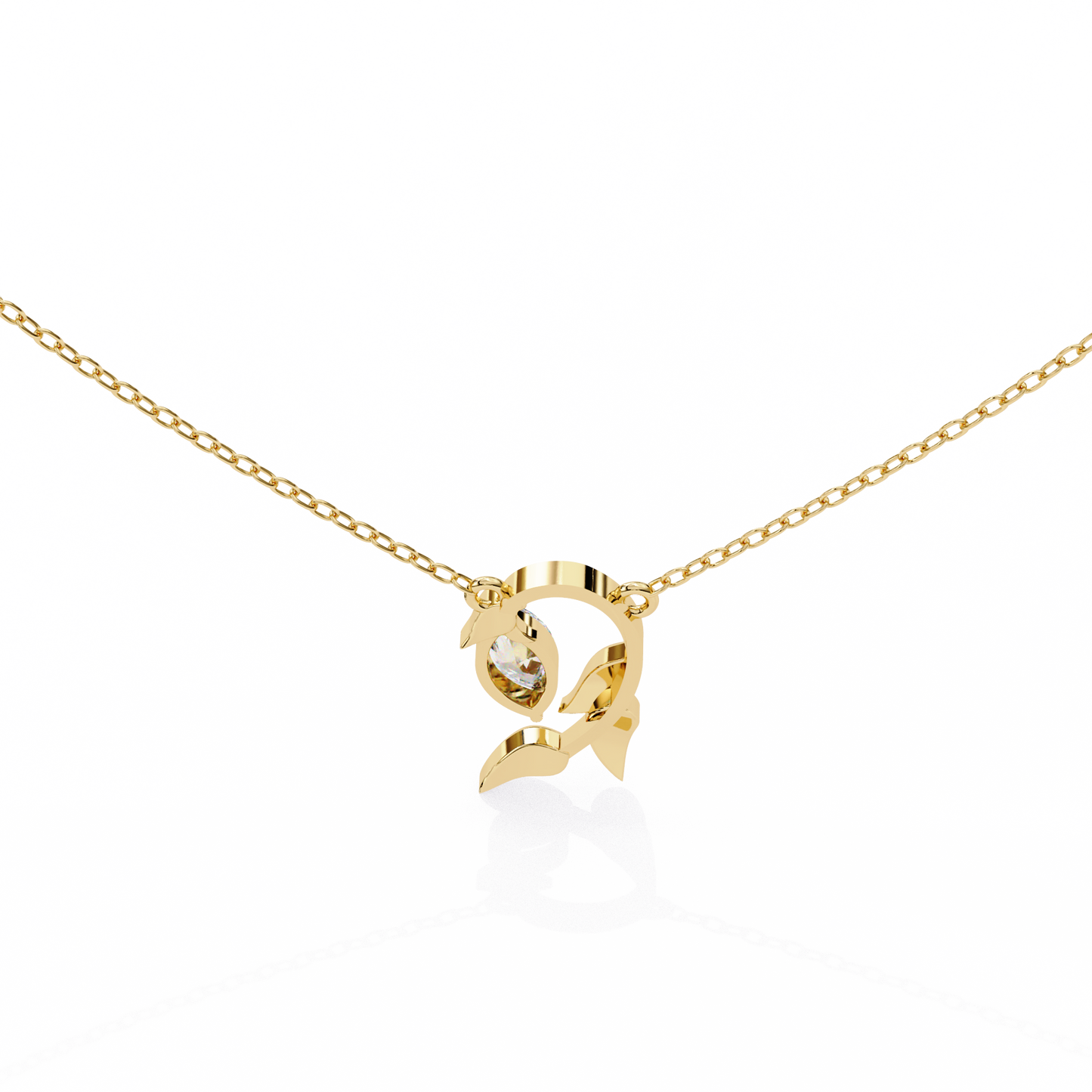 Bound Marquise Diamond Pendant