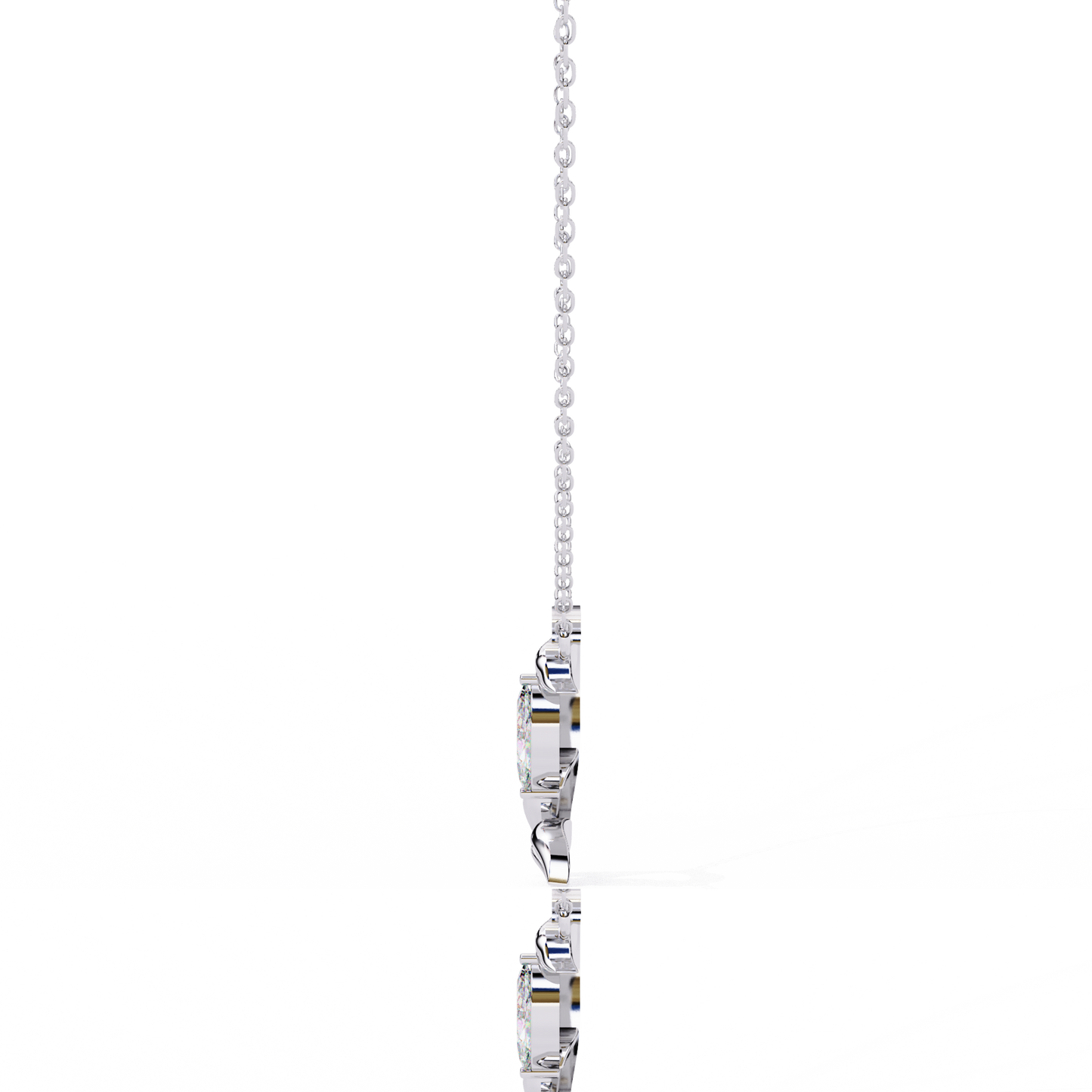 Bound Marquise Diamond Pendant