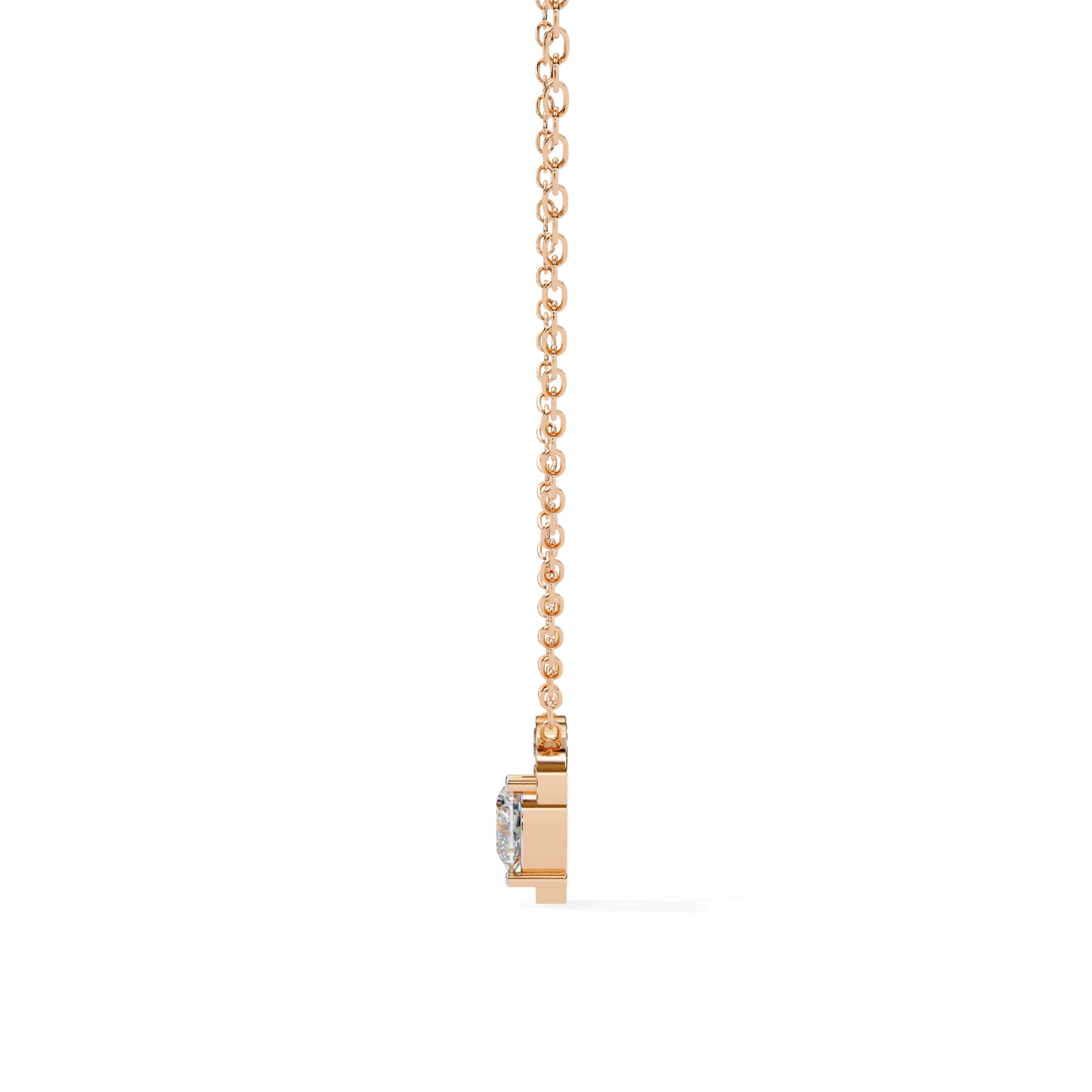 Bound Heart Diamond Pendant