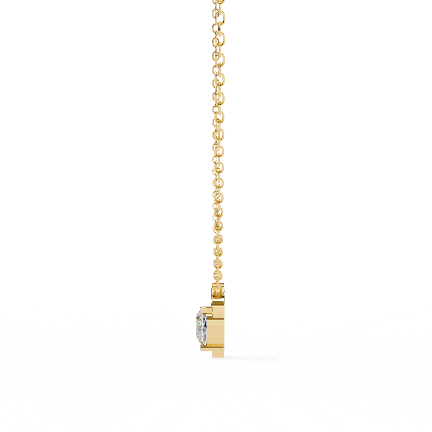 Bound Heart Diamond Pendant