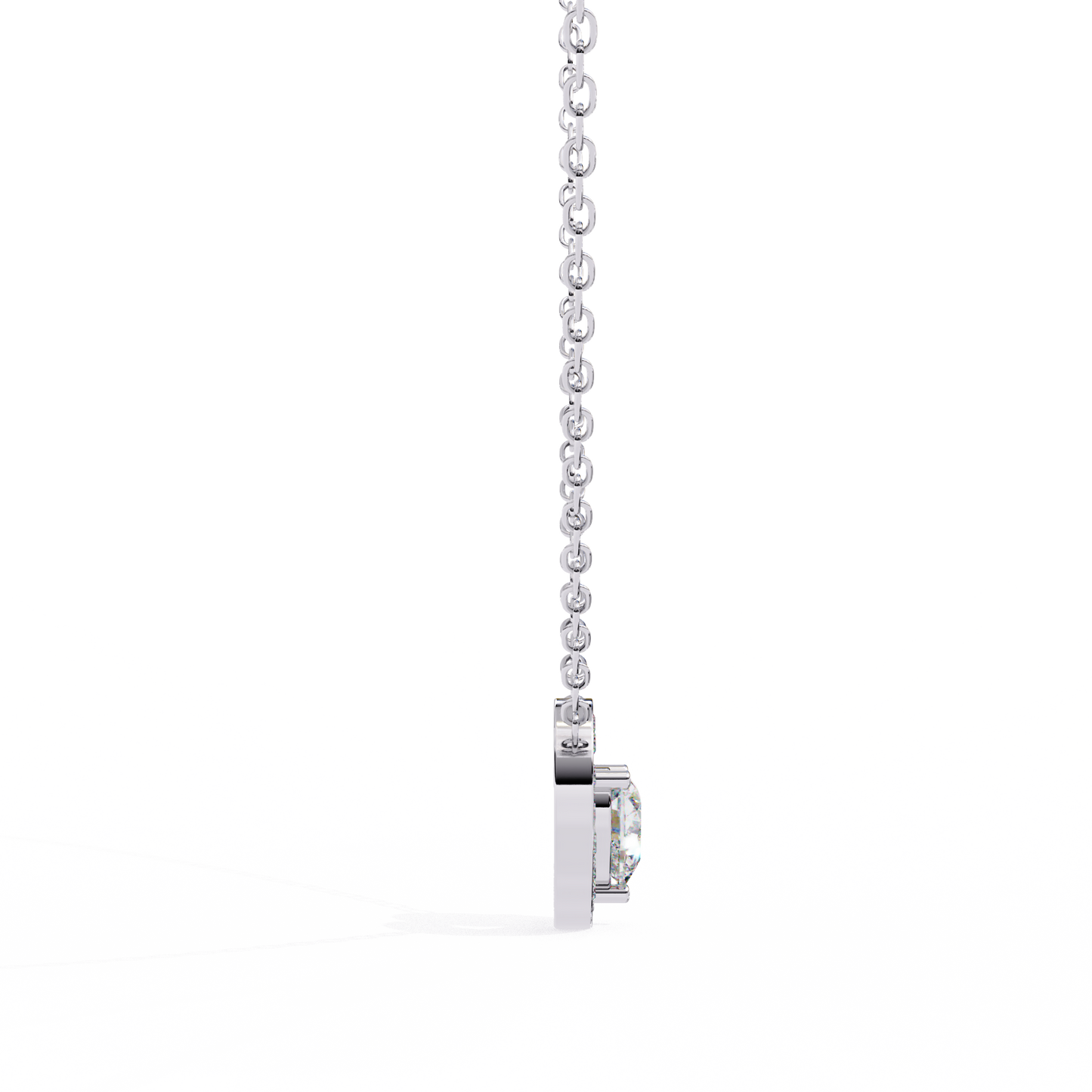 Bound Heart Diamond Pendant