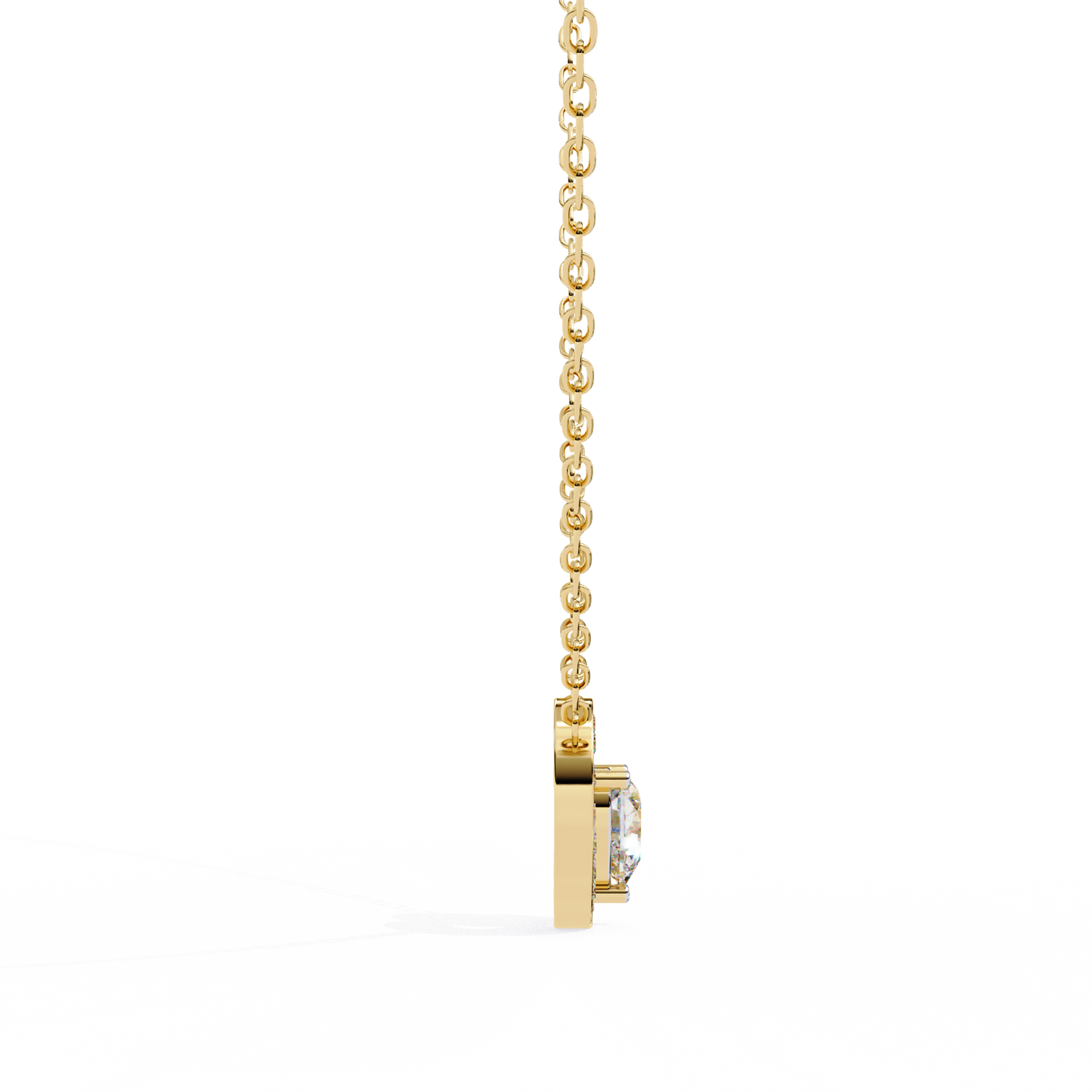 Bound Heart Diamond Pendant