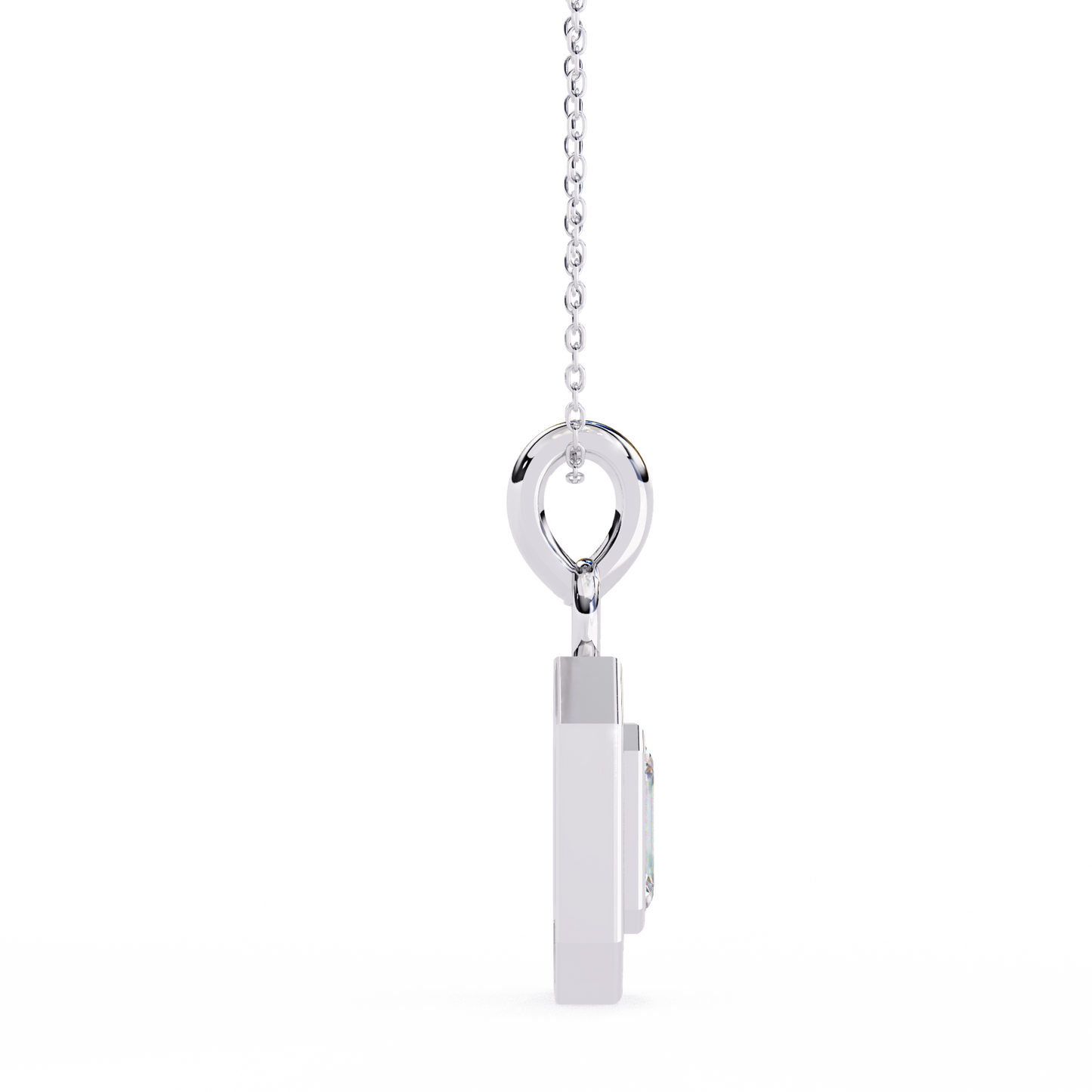 Aura Emerald Diamond Pendant (Chain Sold Separately)