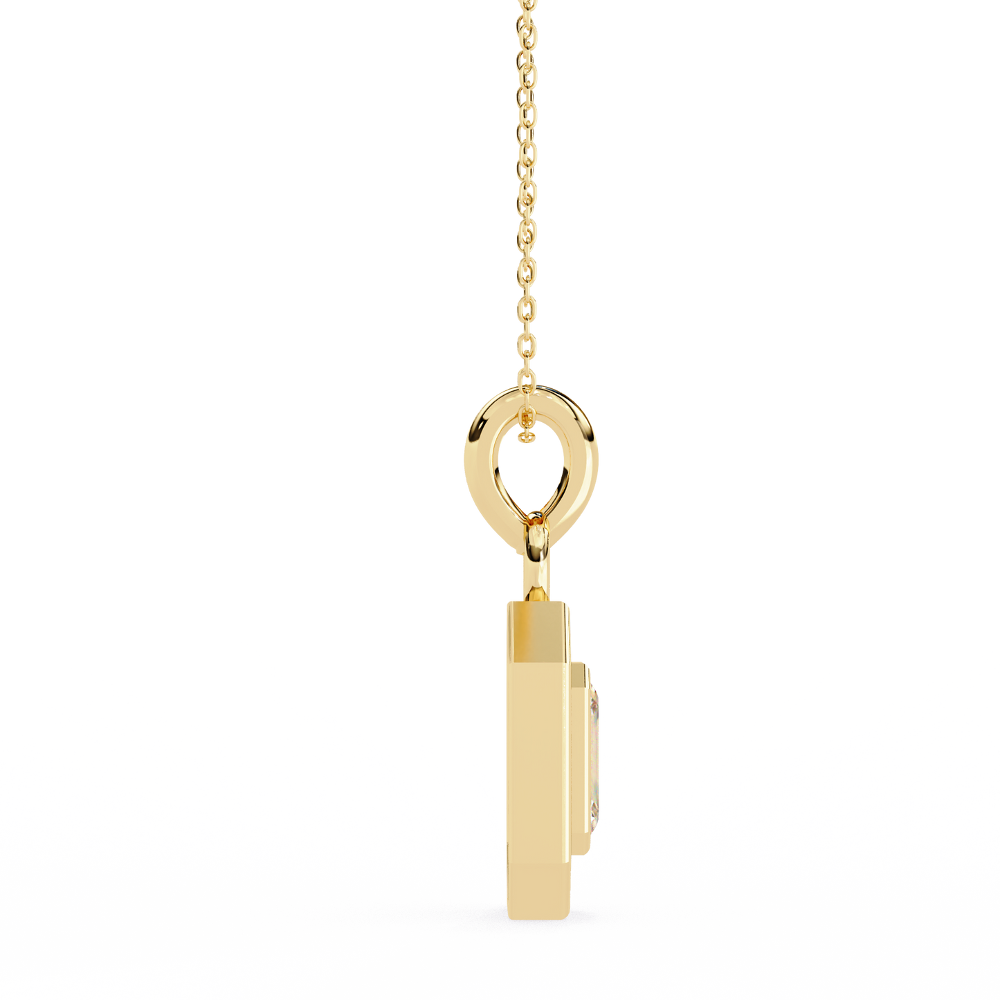 Aura Emerald Diamond Pendant (Chain Sold Separately)