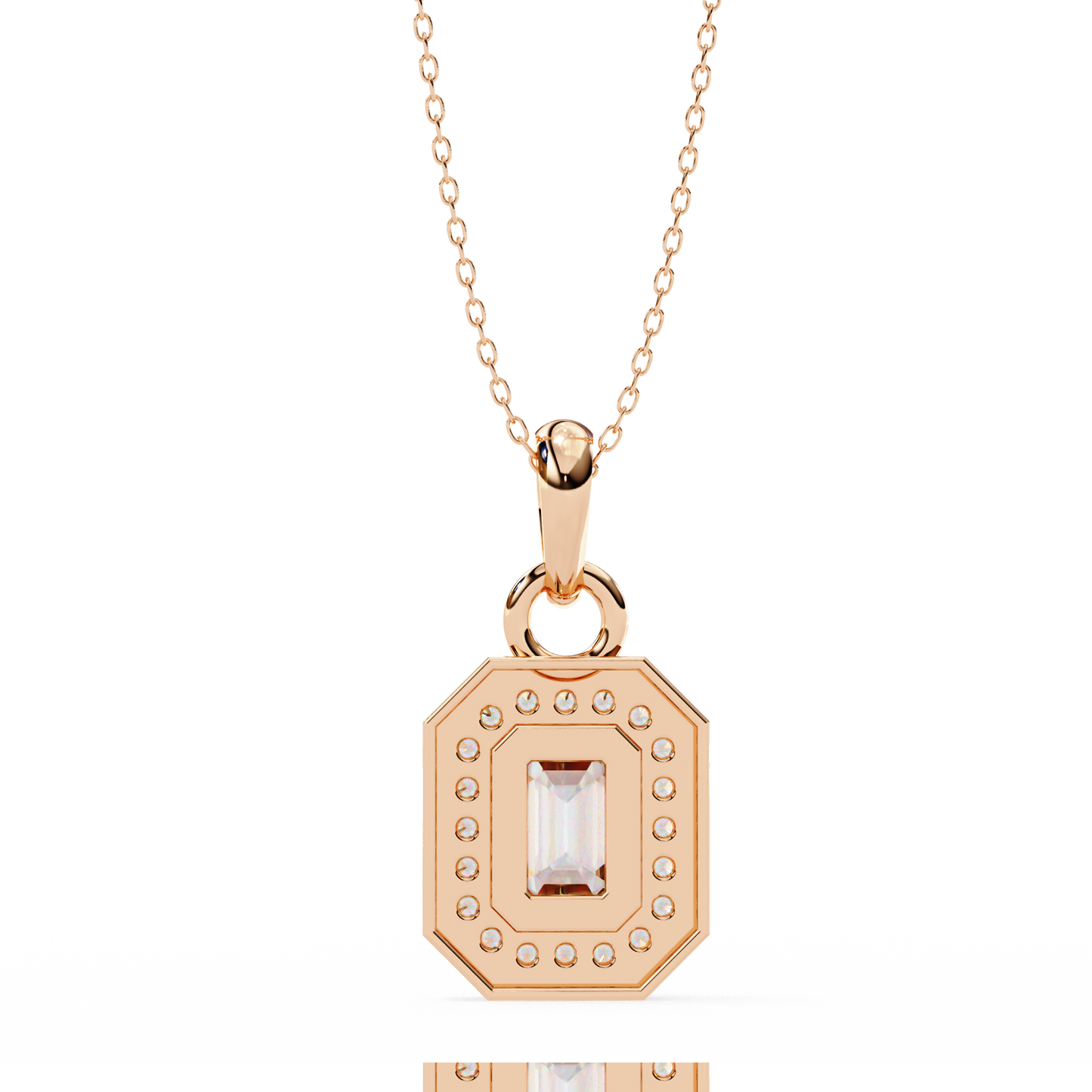 Aura Emerald Diamond Pendant (Chain Sold Separately)