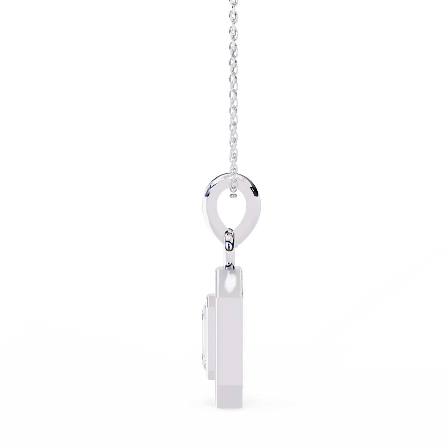 Aura Emerald Diamond Pendant (Chain Sold Separately)