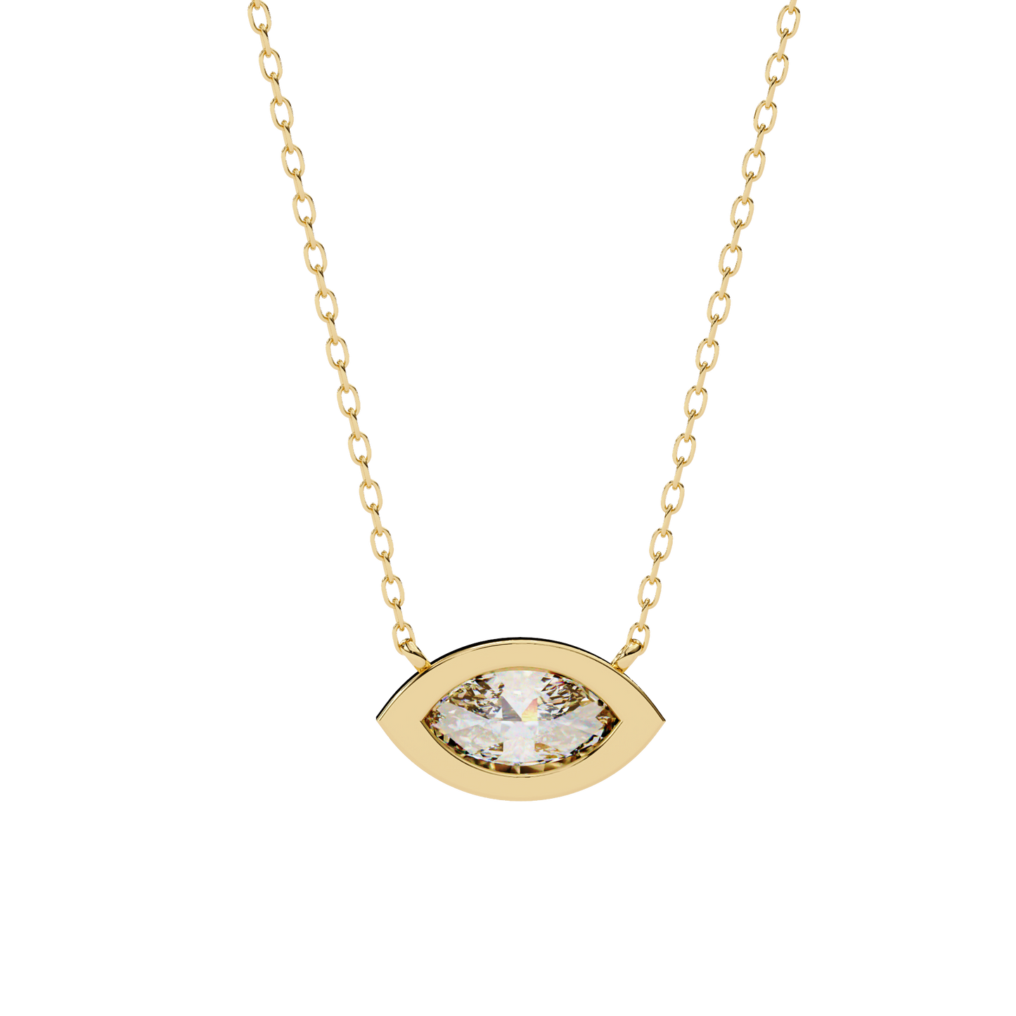 Noble Marquise Diamond Pendant