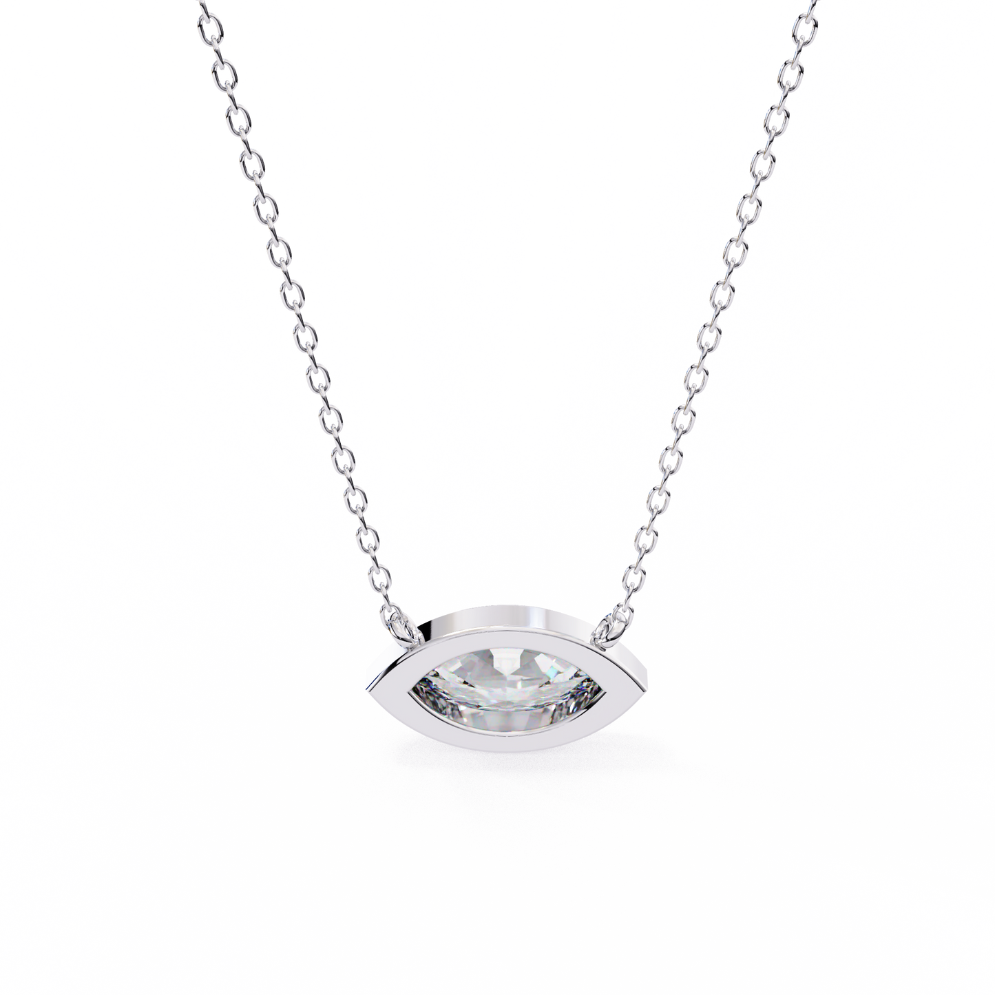 Noble Marquise Diamond Pendant