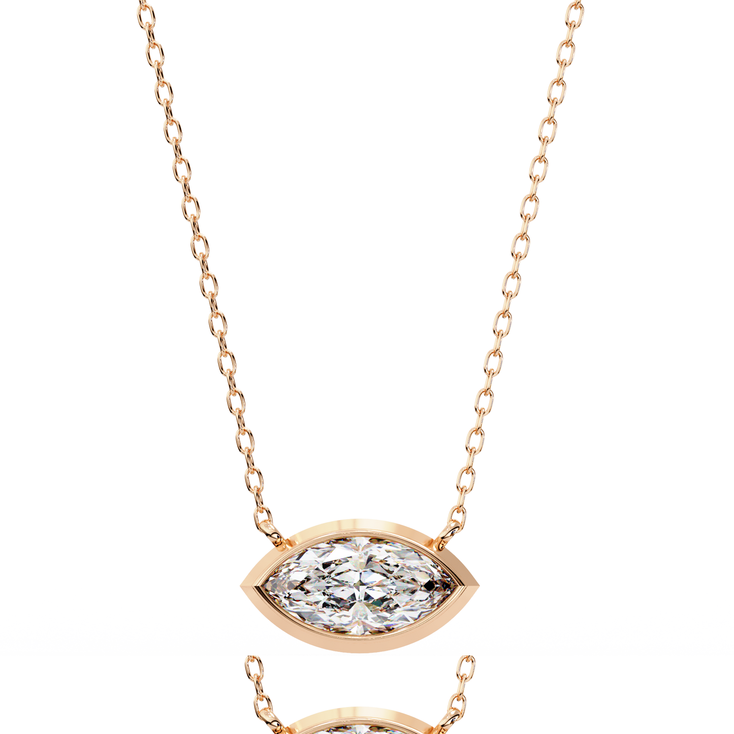 Noble Marquise Diamond Pendant