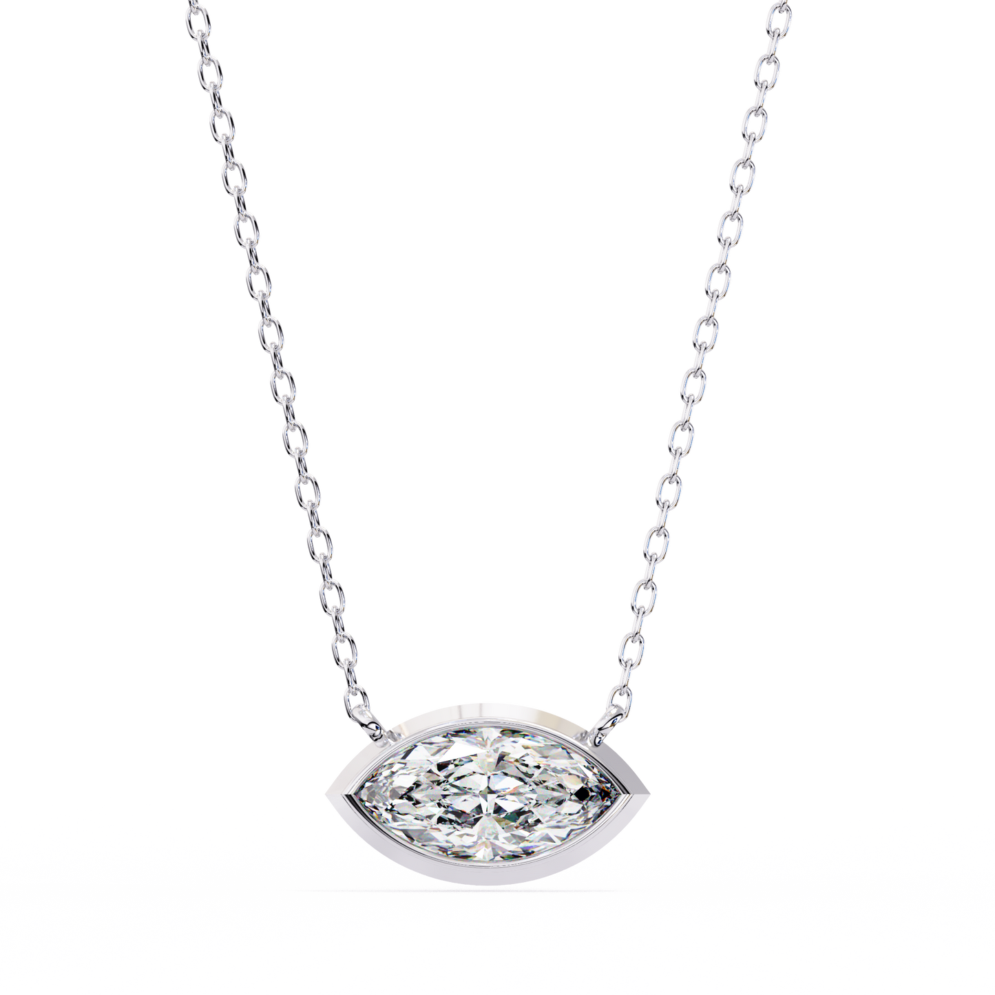 Noble Marquise Diamond Pendant