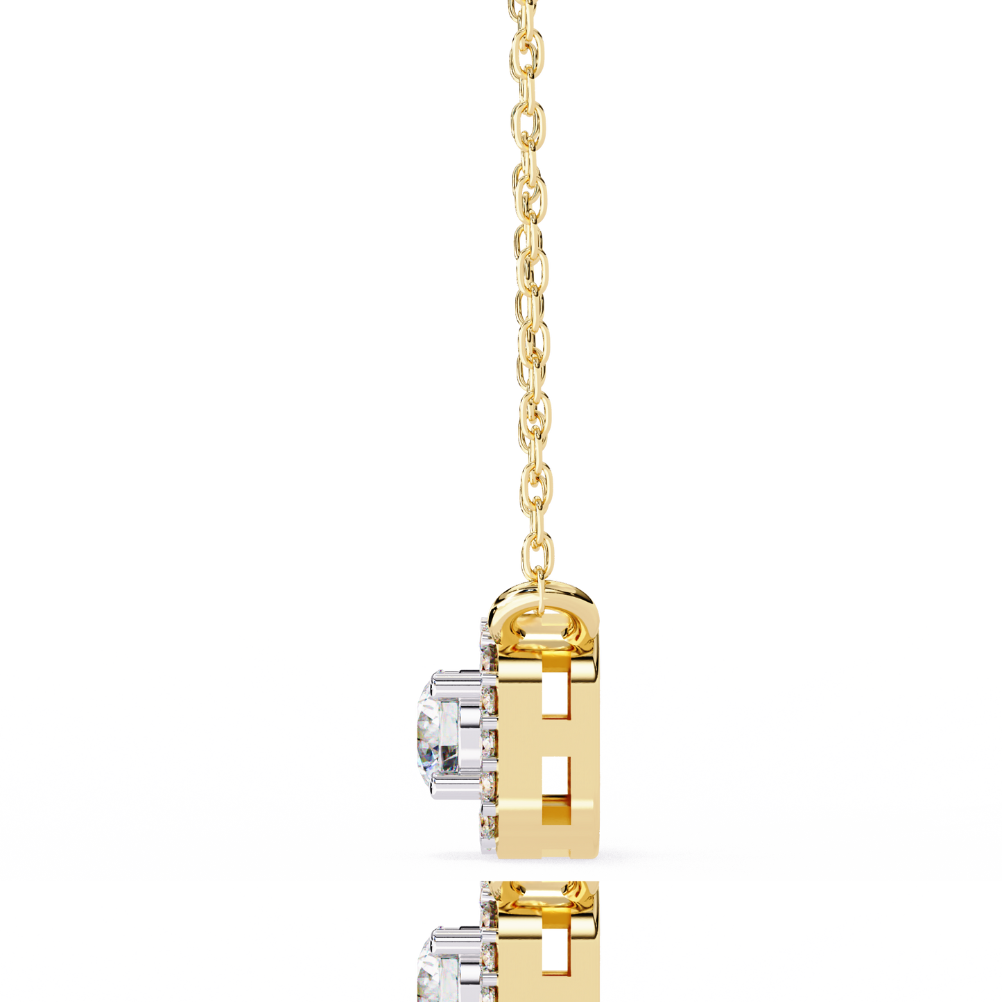 Celestial Cushion Diamond Pendant