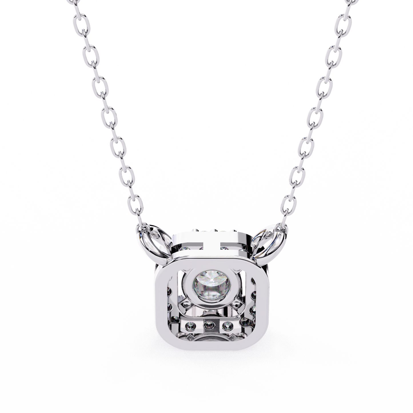 Celestial Cushion Diamond Pendant