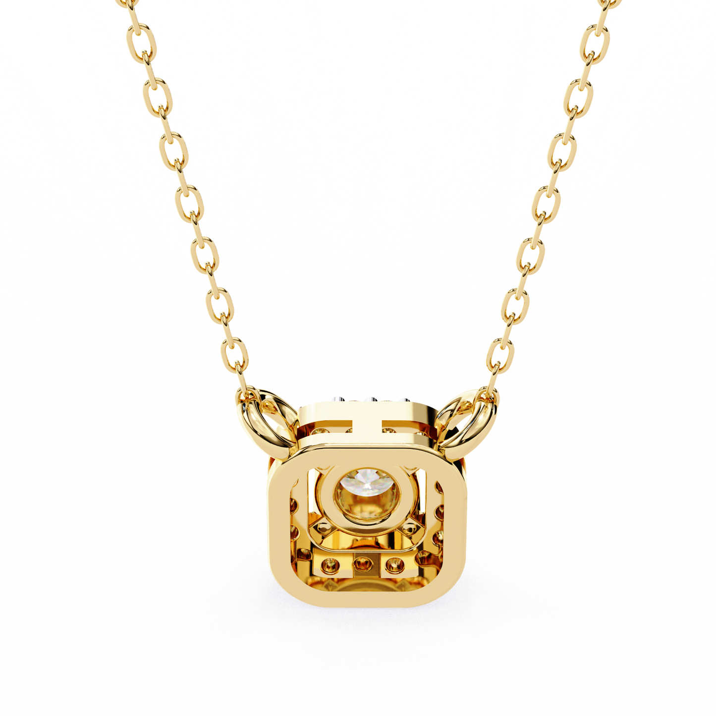 Celestial Cushion Diamond Pendant