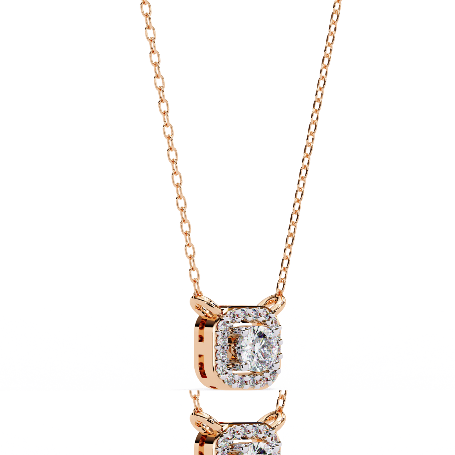 Celestial Cushion Diamond Pendant
