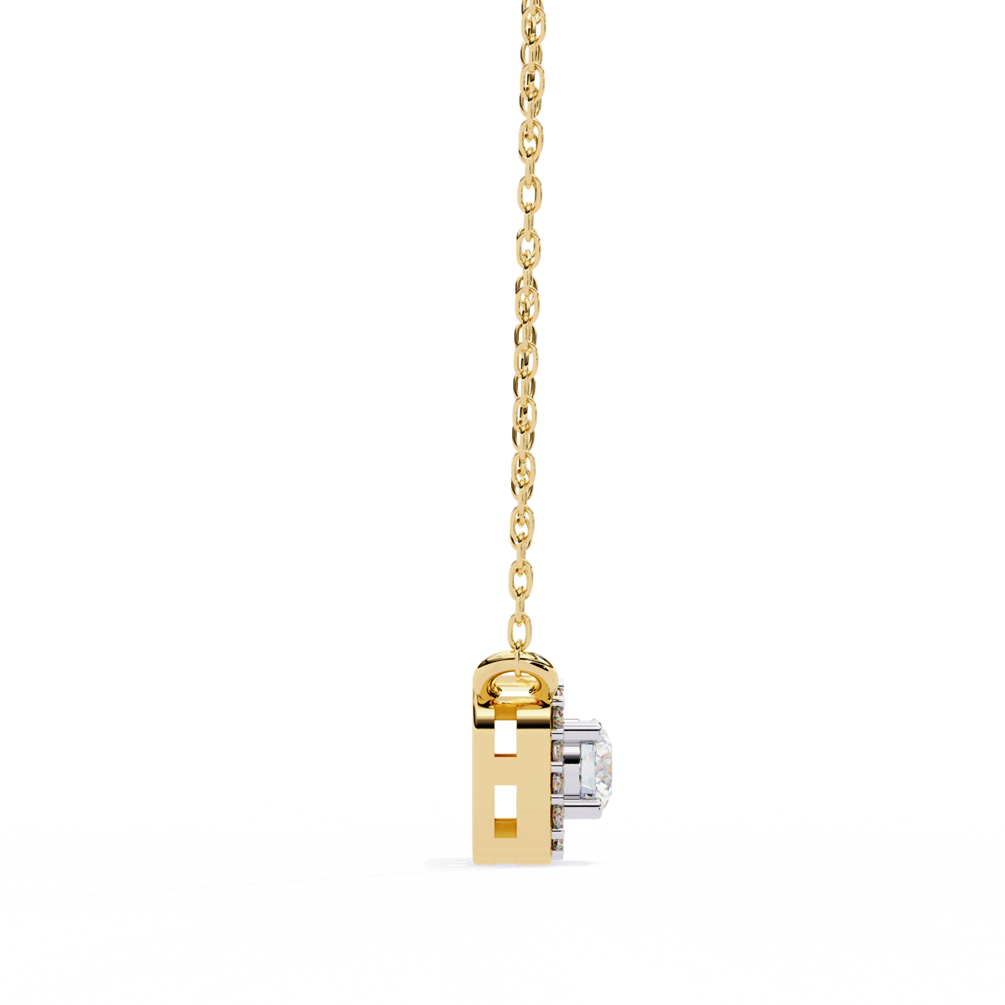 Celestial Cushion Diamond Pendant