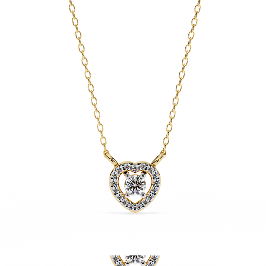 Celestial Heart Diamond Pendant