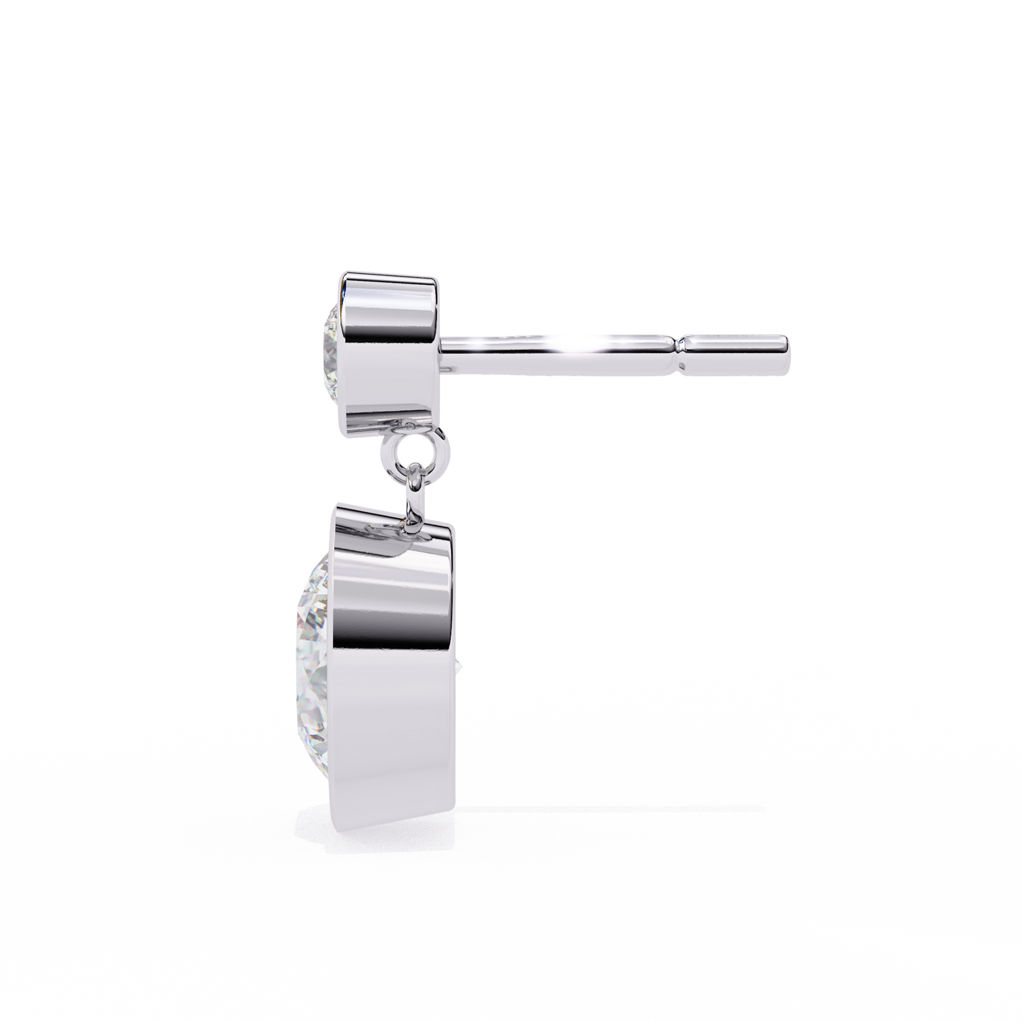 Evoke Drop Diamond Earrings