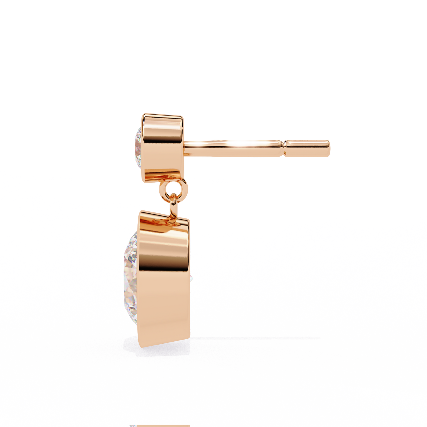 Evoke Drop Diamond Earrings